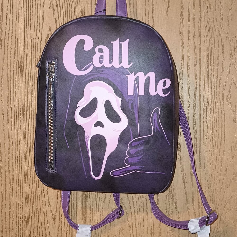 NEW Ghost Face Call Me Mini Backpack - Picture 5 of 8